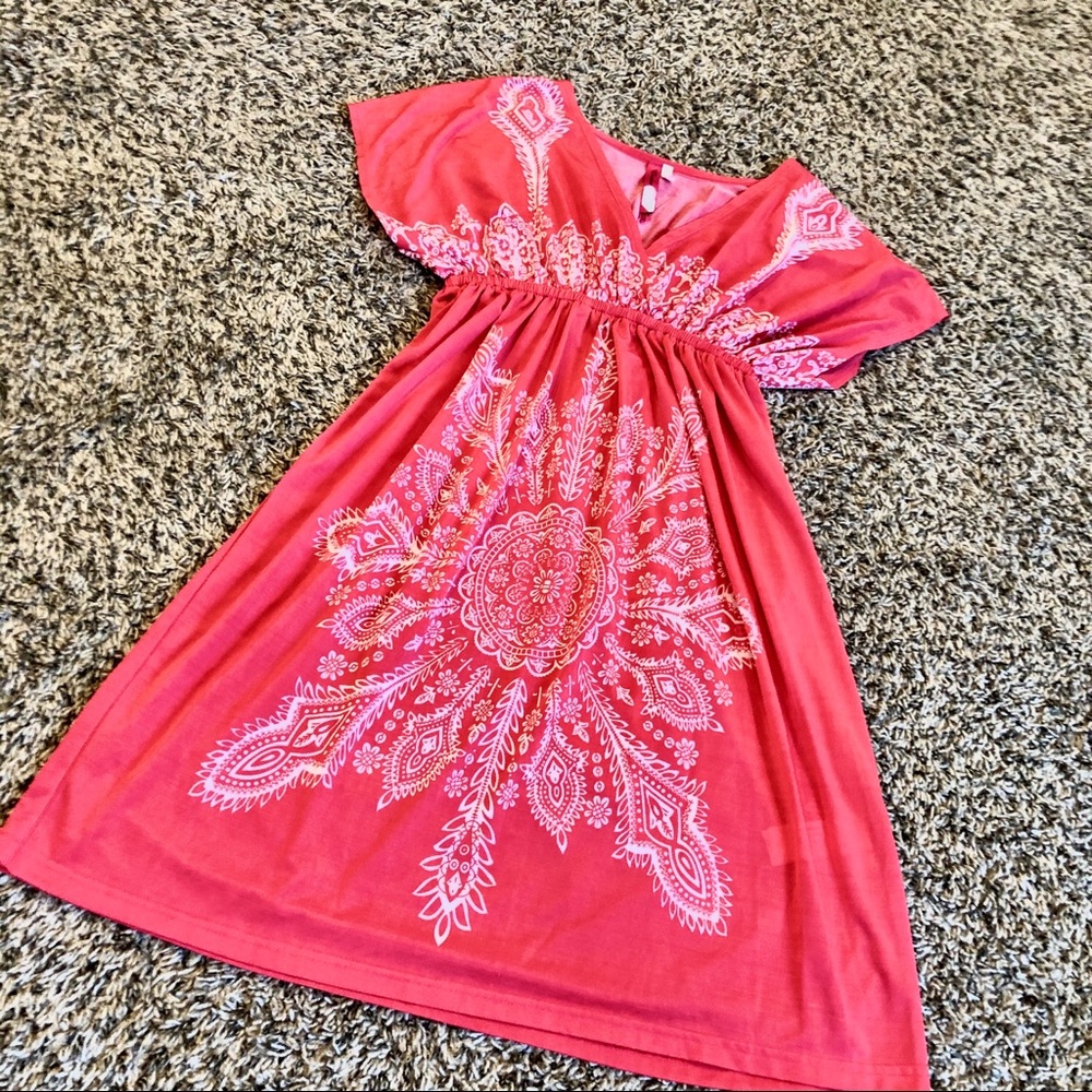 🍀 3 for $25 SALE! 🍀Coral Dress Swimsuit Cover Up